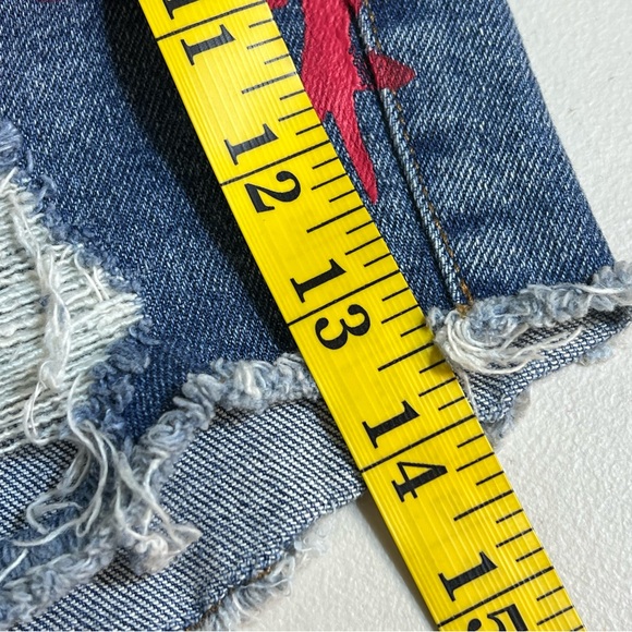 Her Universe DC Comics Birds of Prey Harley Quinn Denim Stars&Stripes Shorts 15 - Picture 14 of 14